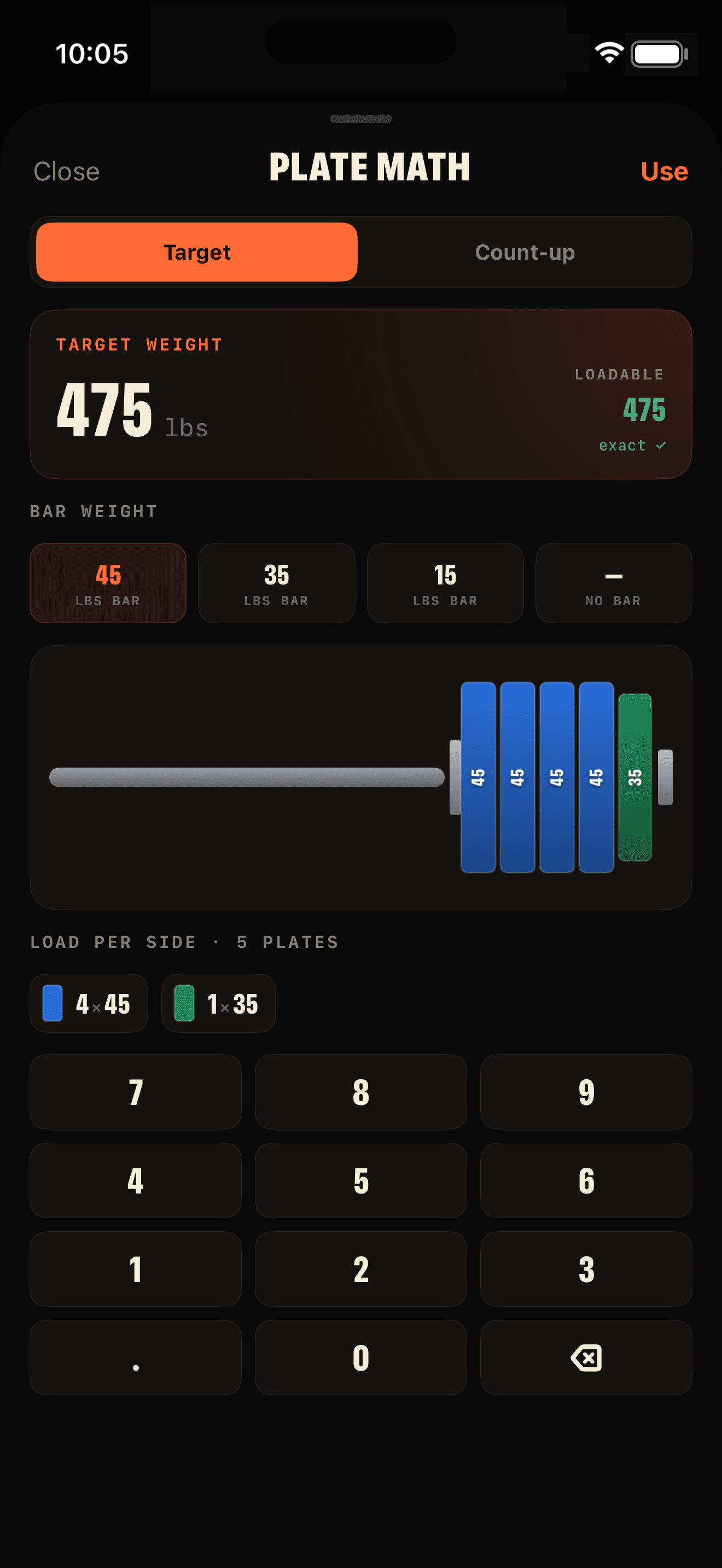 Tiger — plate calculator